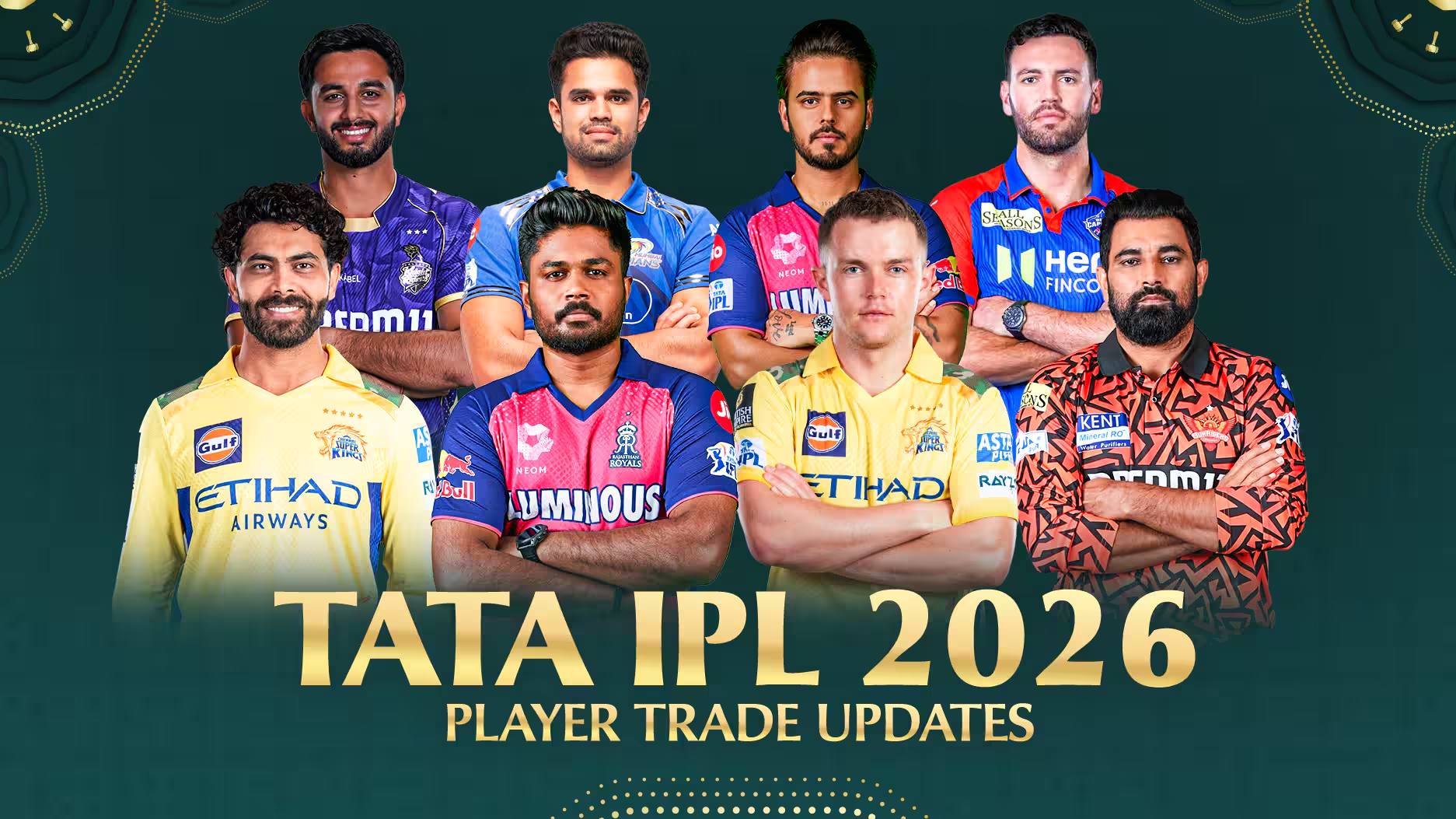 IPL 2026 all teams and captains - Powerwin Green